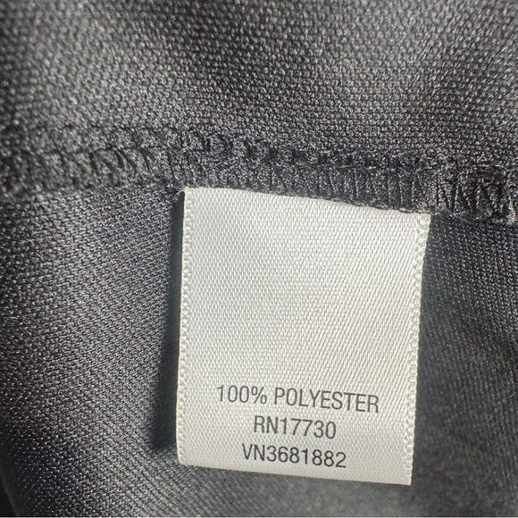 Black and white polka dot dress with blush sash size small - Picture 7 of 8